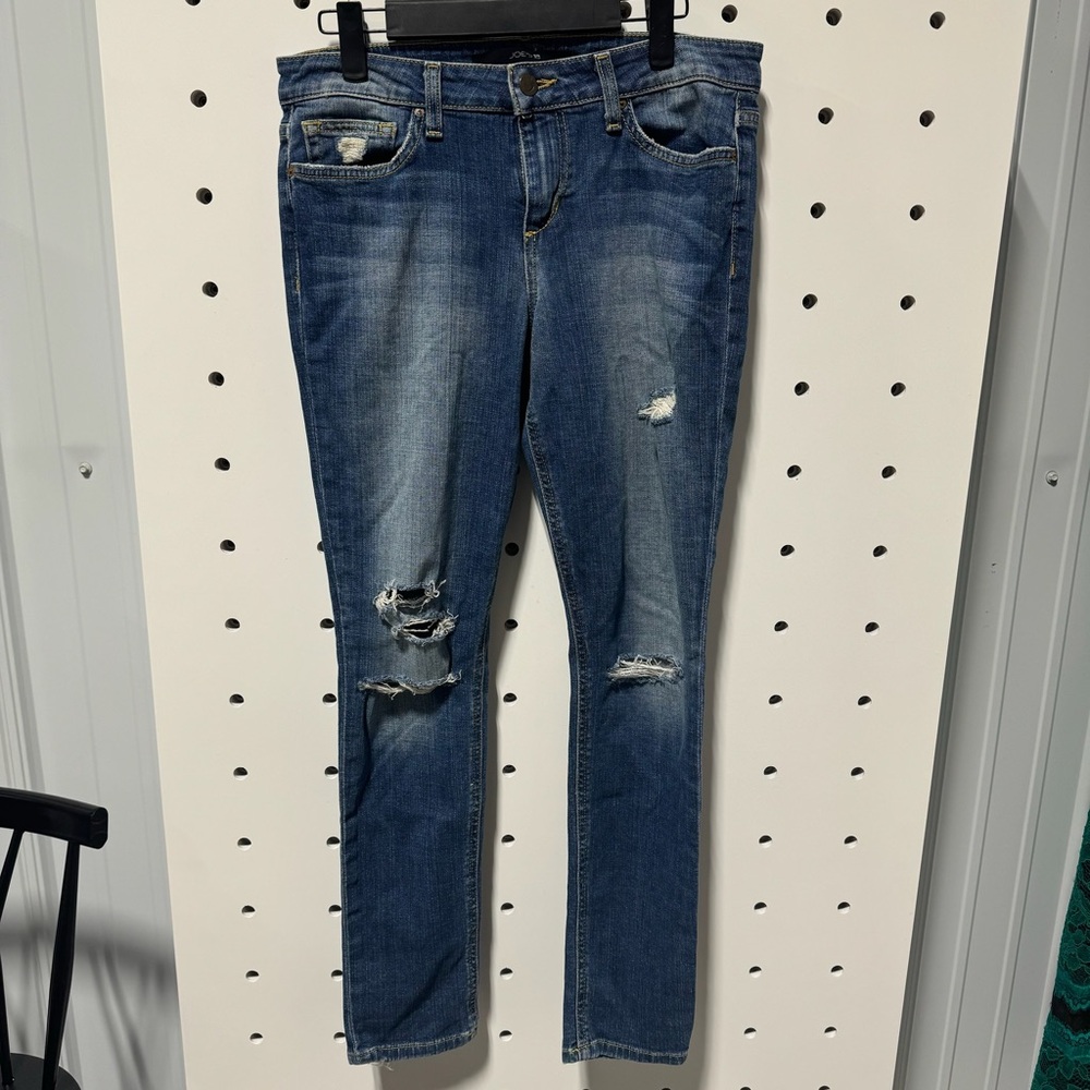Joe’s Women’s High Rise Skinny Ankle Distressed Jeans Size 28